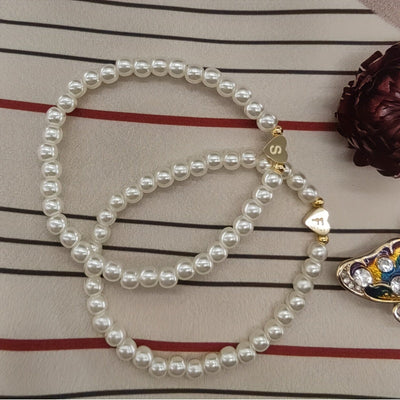 Chic Bracelet With A-Z Initial And Heart
