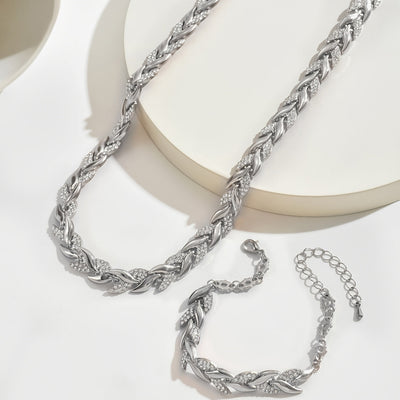 Elegant fishtail (mermaid-style) outfit with glass diamantes