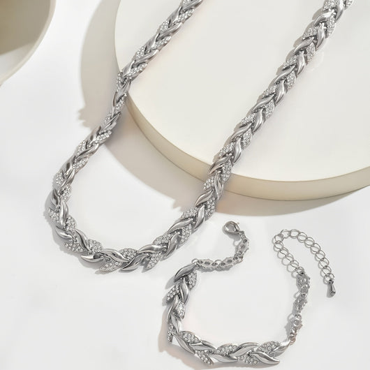Elegant fishtail (mermaid-style) outfit with glass diamantes