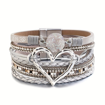 Bohemian Multi-Layer Leather Bracelet