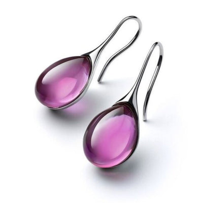 Chic Dangle Earrings With Crystal
