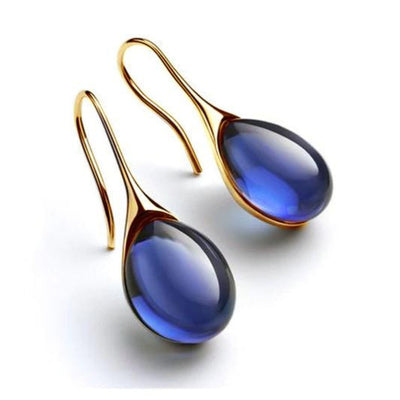 Chic Dangle Earrings With Crystal
