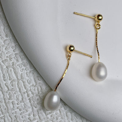 Delicate Freshwater Pearl Earrings
