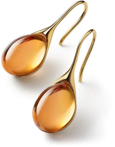 Chic Dangle Earrings With Crystal