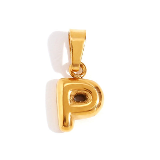 Chic Necklace With Bubble-Style Letter
