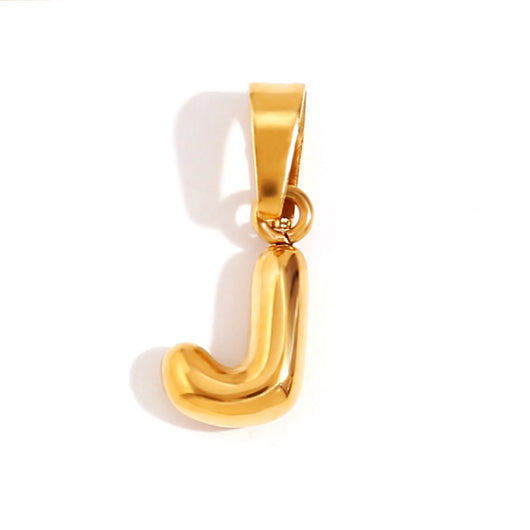 Chic Necklace With Bubble-Style Letter