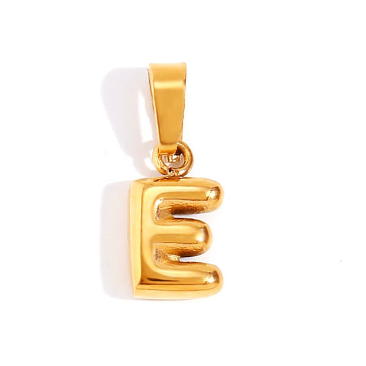 Chic Necklace With Bubble-Style Letter