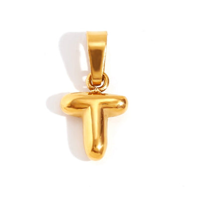 Chic Necklace With Bubble-Style Letter
