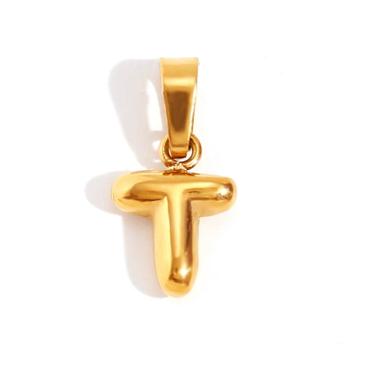 Chic Necklace With Bubble-Style Letter